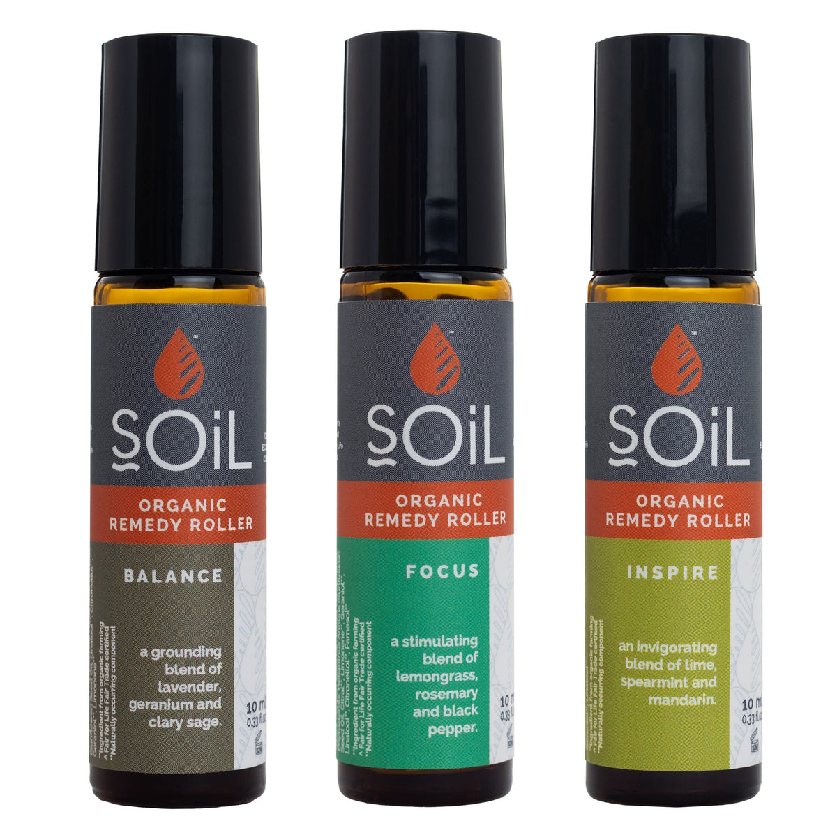 New Remedy Rollers & Aroma Recipes from SOiL